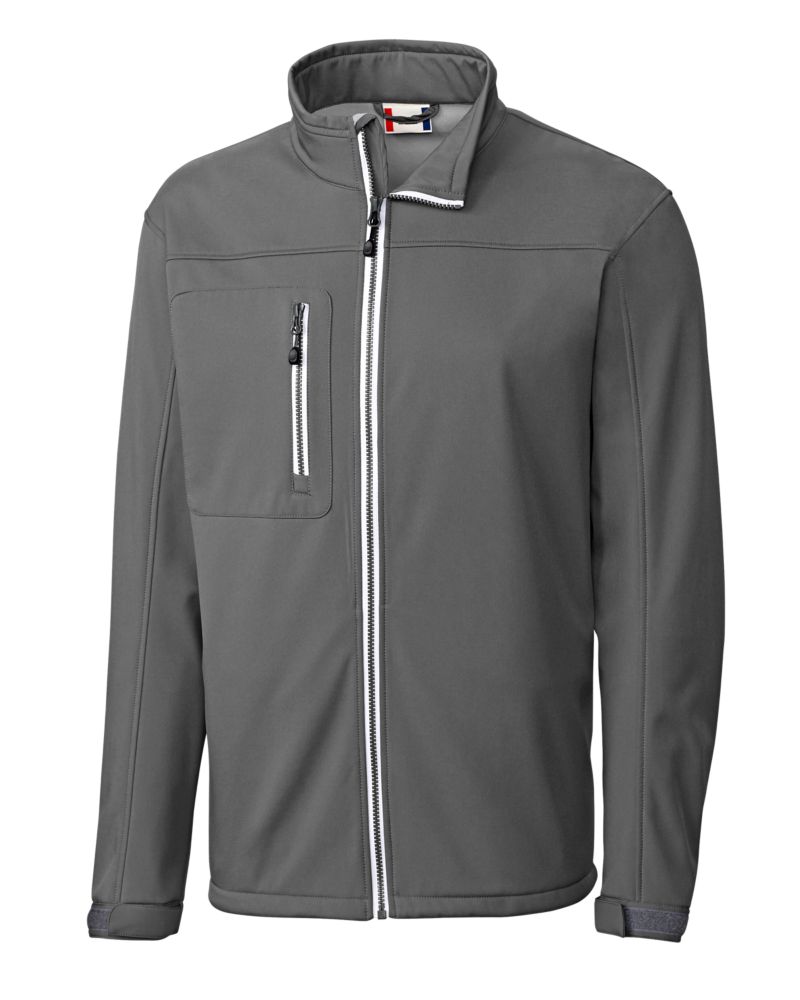 Clique Men's Telemark Recycled Stretch Softshell Full Zip Jacket-6
