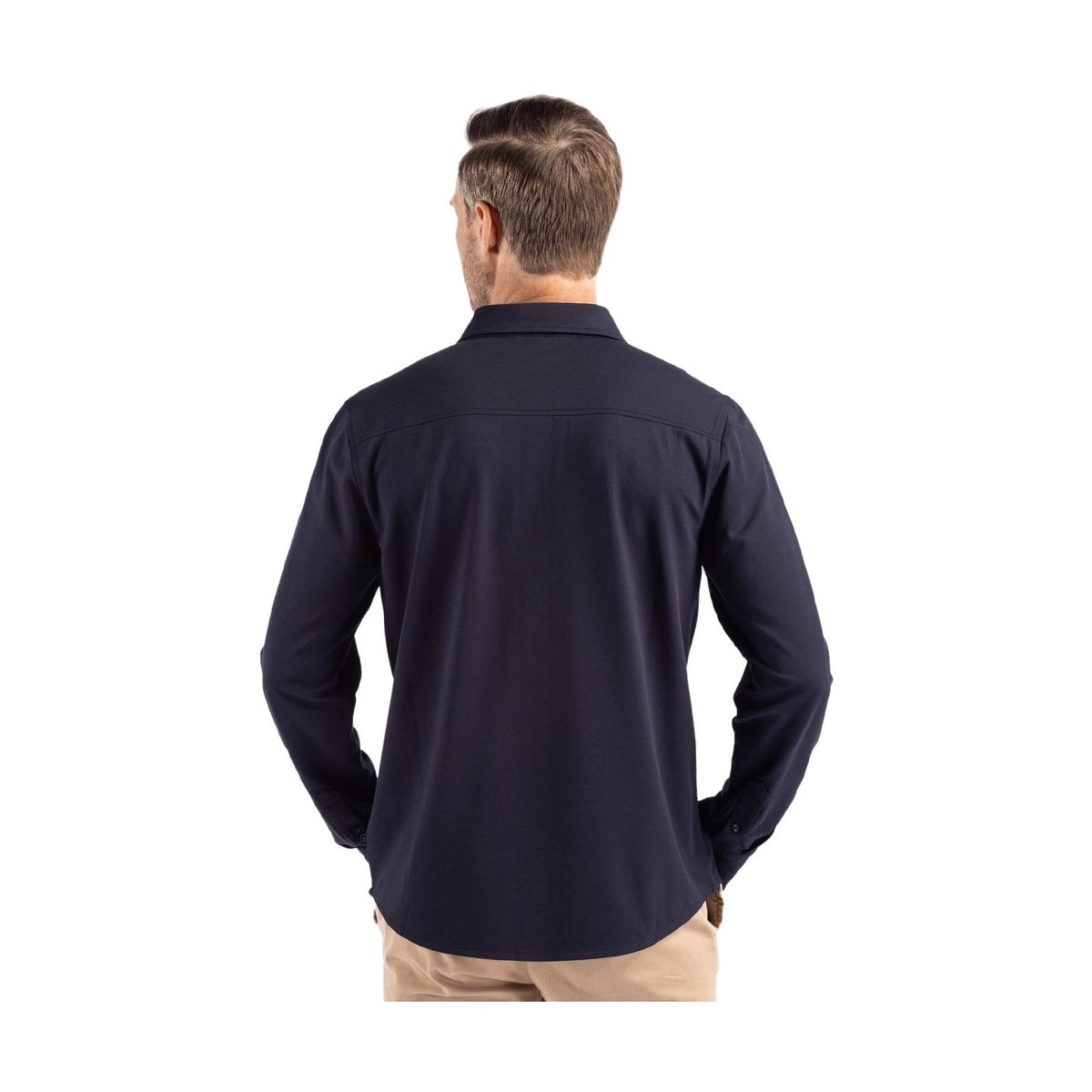 Cutter & Buck Men's Advantage Long Sleeve Button-Down Shirt-5