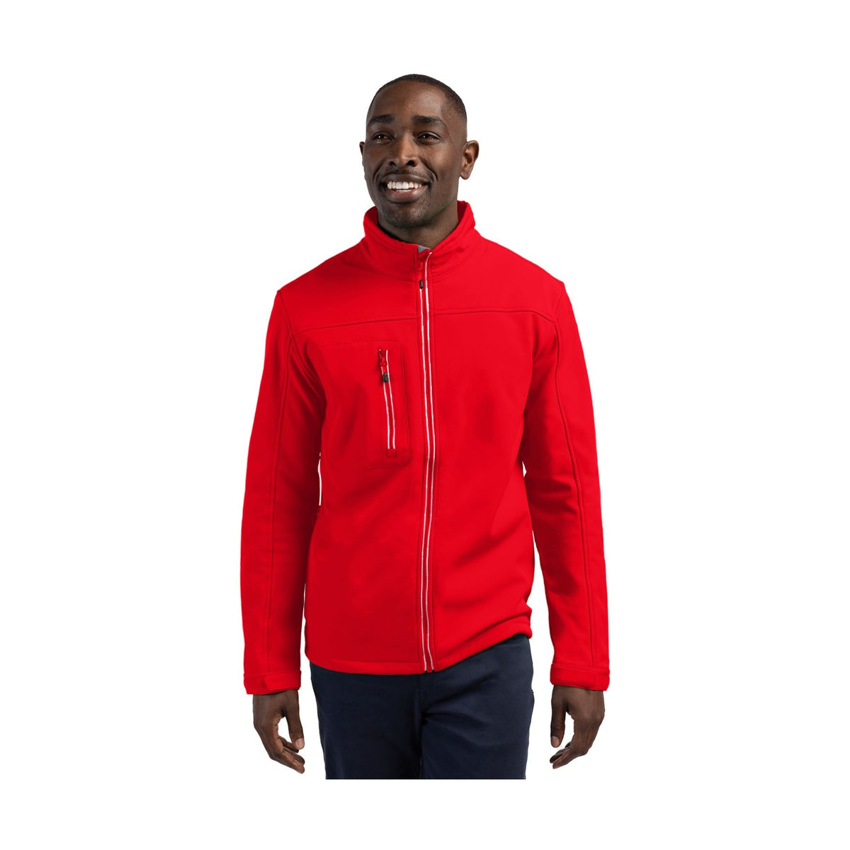 Clique Men's Telemark Recycled Stretch Softshell Full Zip Jacket-1