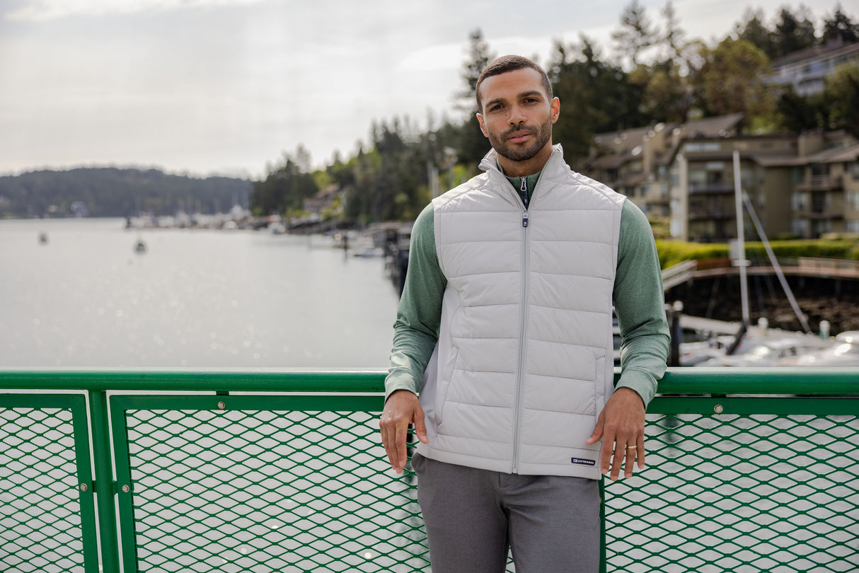 Cutter & Buck Men's Evoke Hybrid Full Zip Vest-2