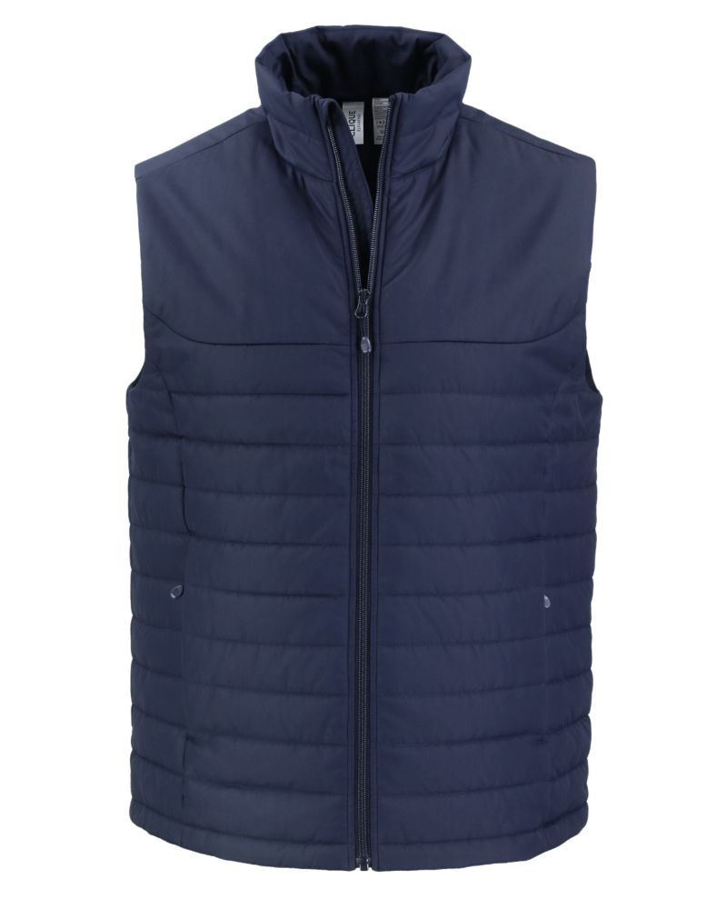 Clique Men's Elevation Recycled Insulated Puffer Full Zip Vest-6