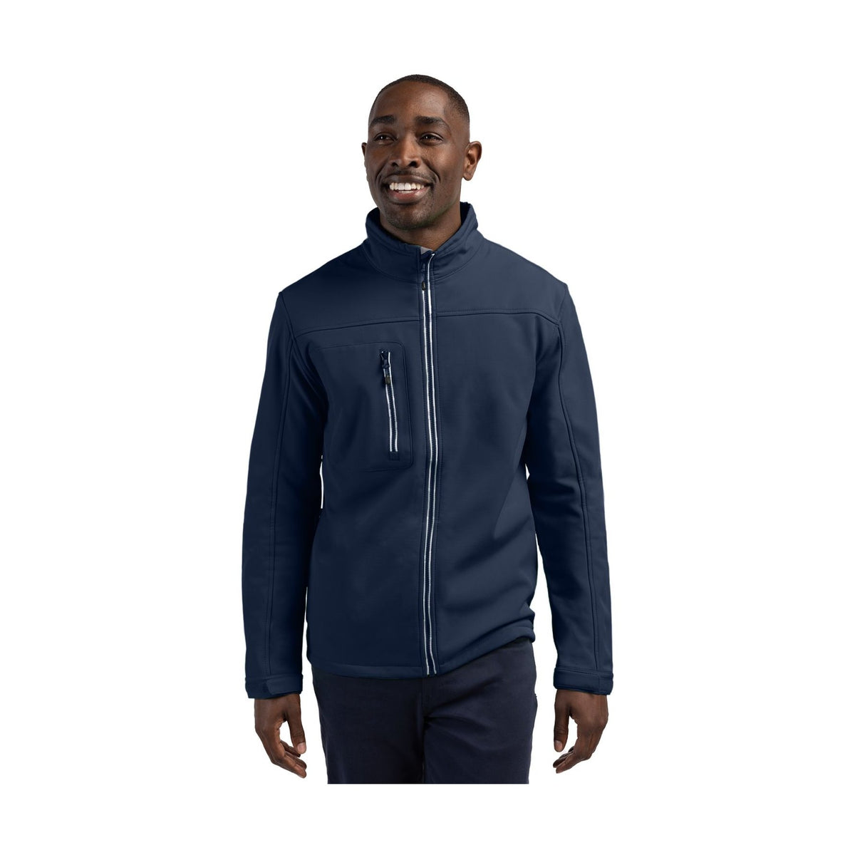 Clique Men's Telemark Recycled Stretch Softshell Full Zip Jacket-4