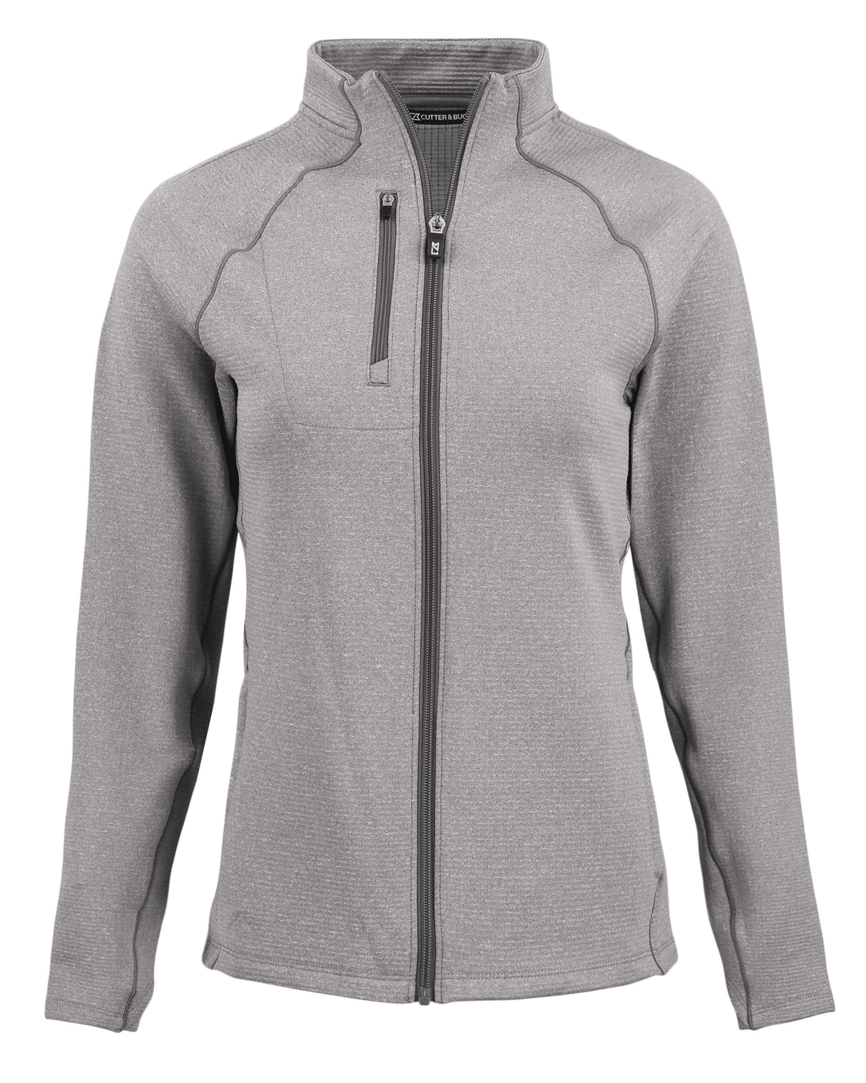 Cutter & Buck Women's Peshastin Recycled GridFleece Full Zip Jacket-9
