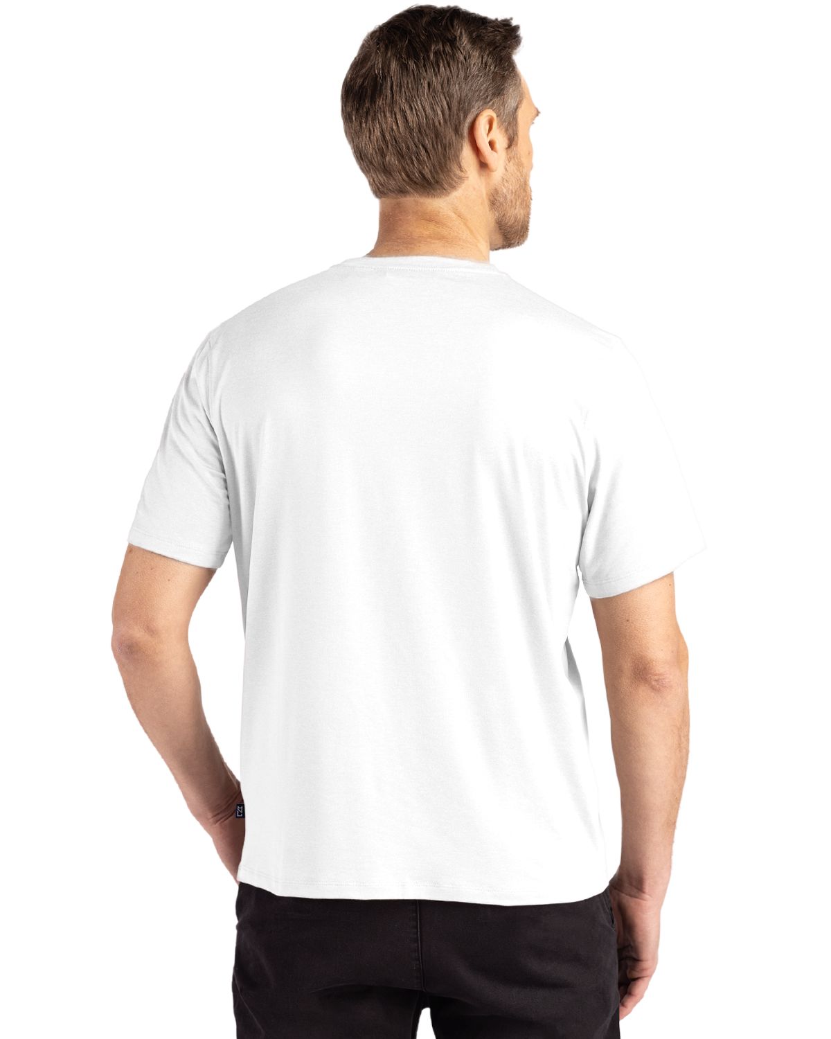 Cutter & Buck Men's Coastline Recycled Double Peached Short Sleeve Tee-2