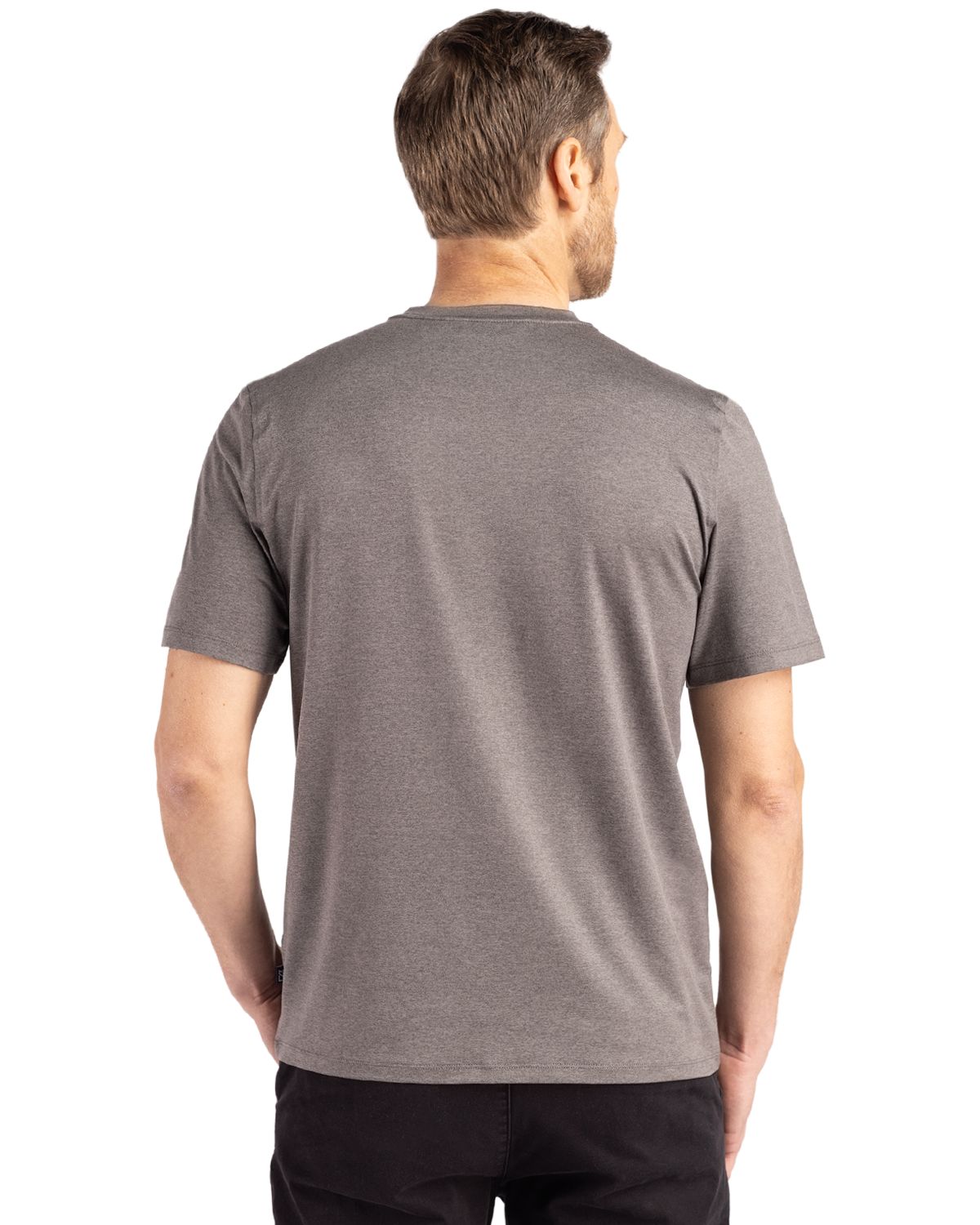 Cutter & Buck Men's Coastline Recycled Double Peached Short Sleeve Tee-4