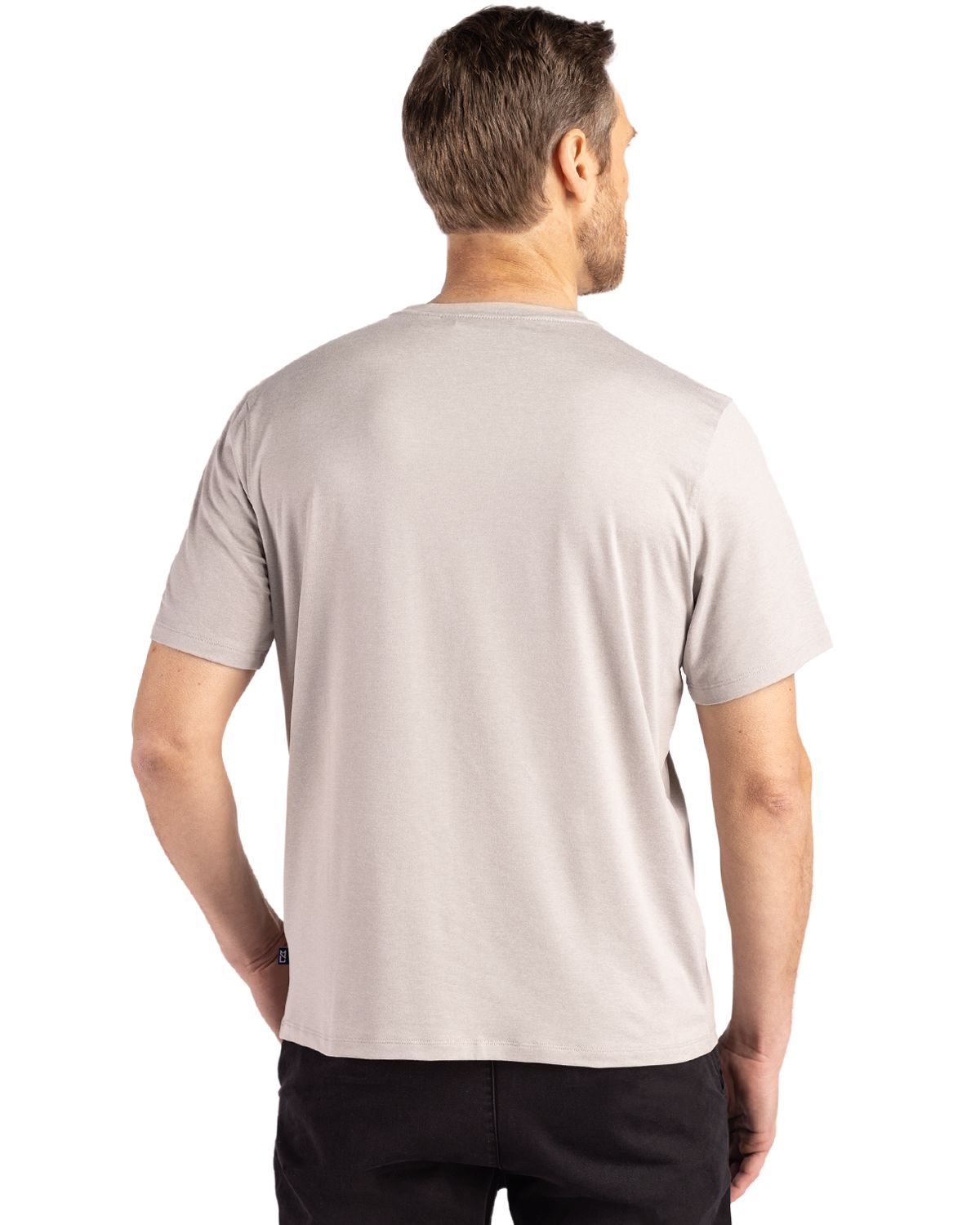 Cutter & Buck Men's Coastline Recycled Double Peached Short Sleeve Tee-2
