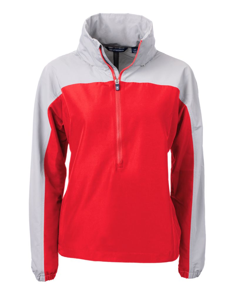 Cutter & Buck Women's Charter Packable Half Zip Anorak Jacket-5