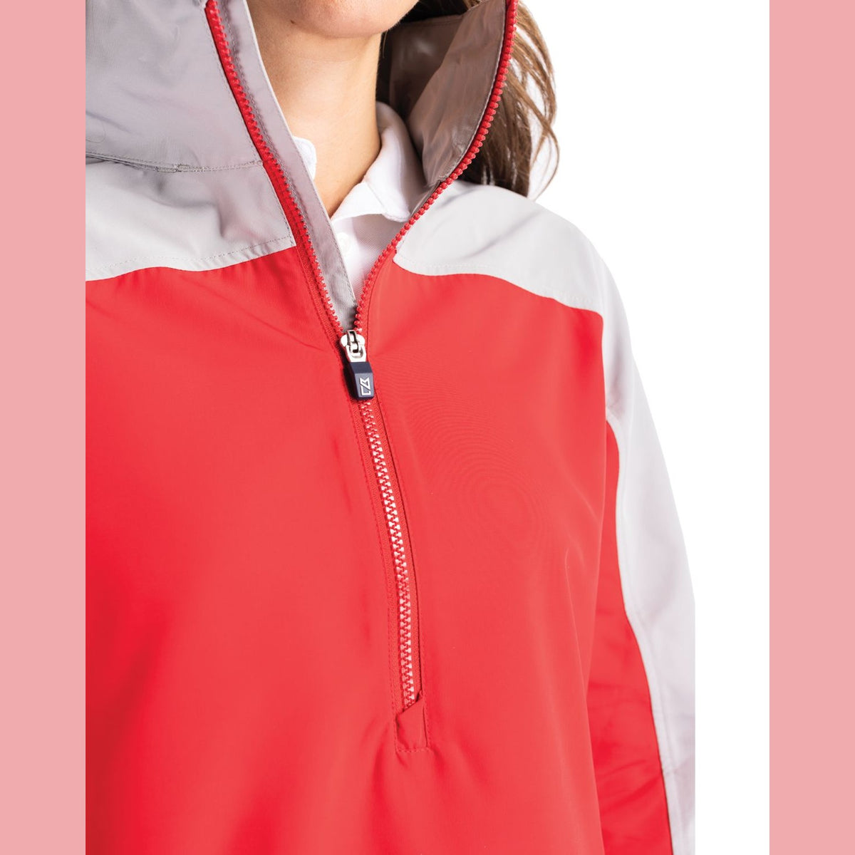 Cutter & Buck Women's Charter Packable Half Zip Anorak Jacket-9