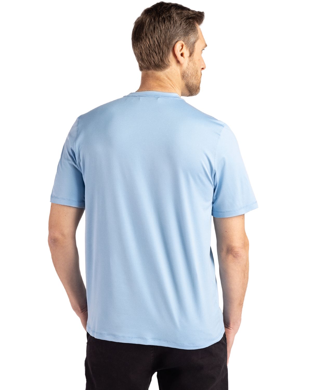 Cutter & Buck Men's Coastline Recycled Double Peached Short Sleeve Tee-2