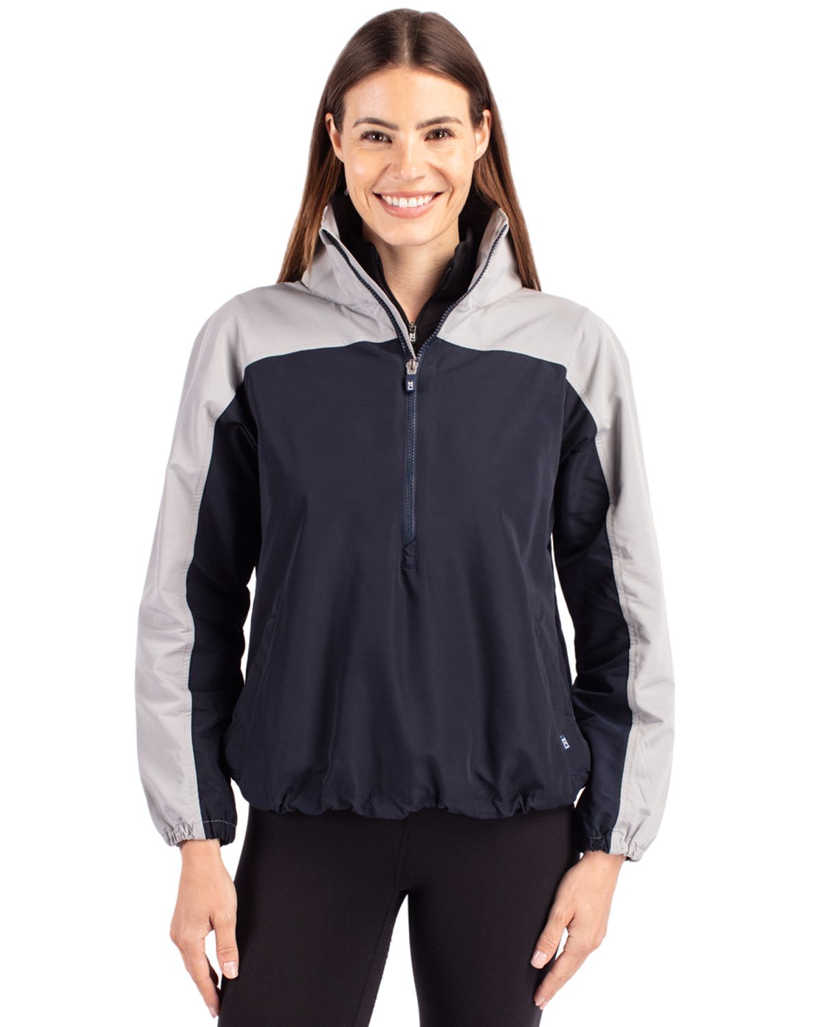 Cutter & Buck Women's Charter Packable Half Zip Anorak Jacket-1