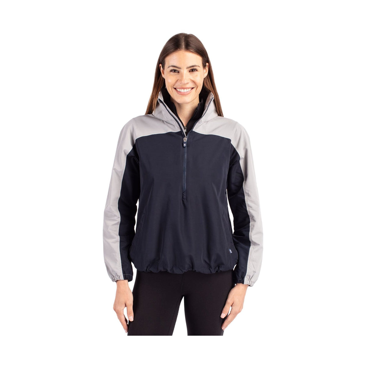 Cutter & Buck Women's Charter Packable Half Zip Anorak Jacket-1