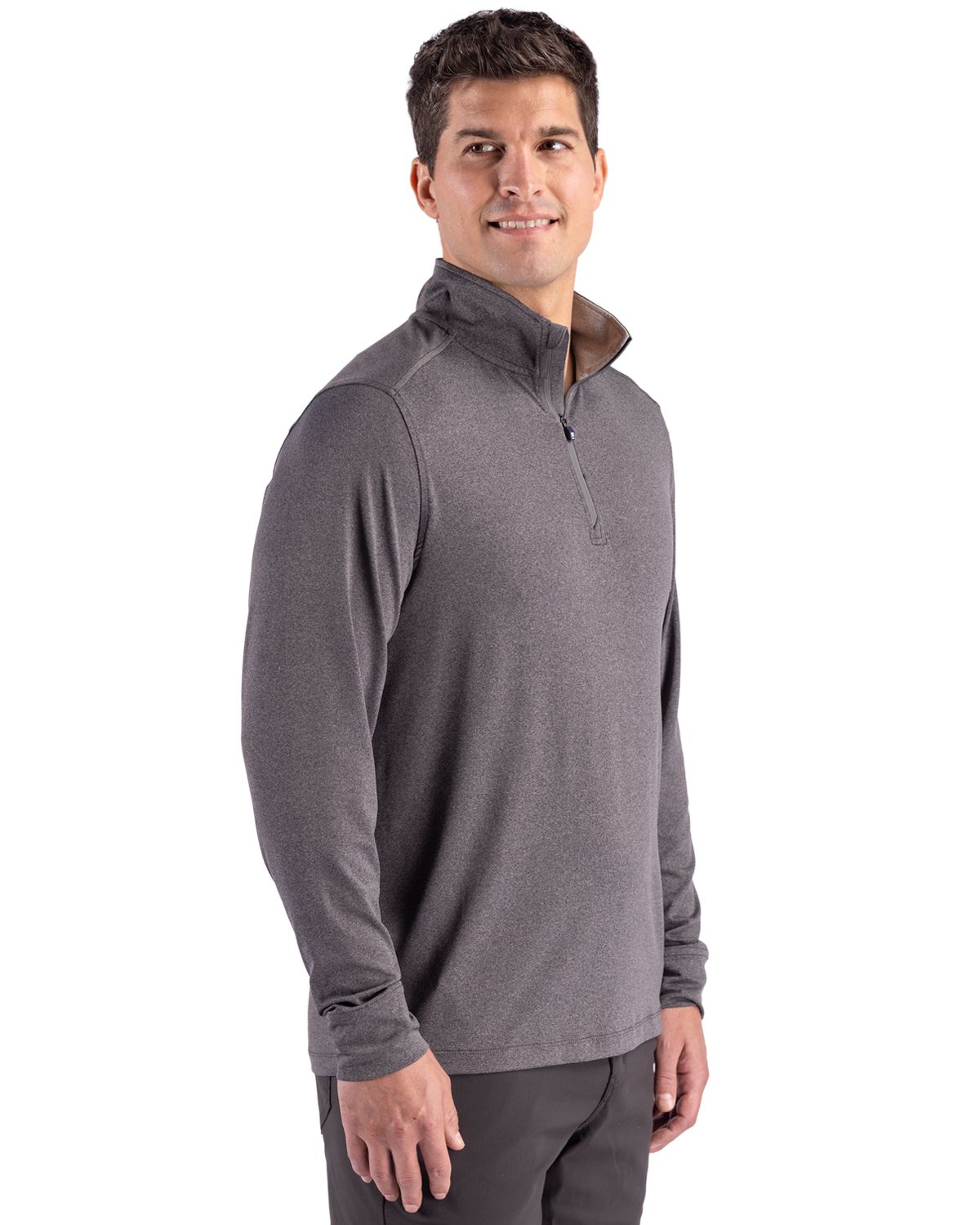 Cutter & Buck Men's Forge Recycled Four-Way Stretch Quarter Zip Pullover-7