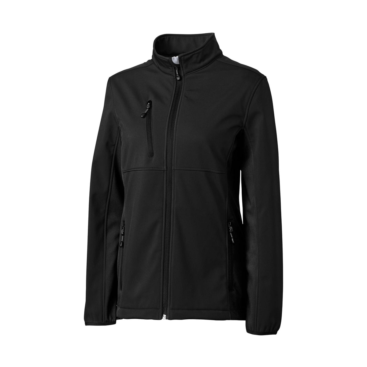 Clique Women's Narvik Recycled Colorblock Stretch Softshell Full Zip Jacket-1