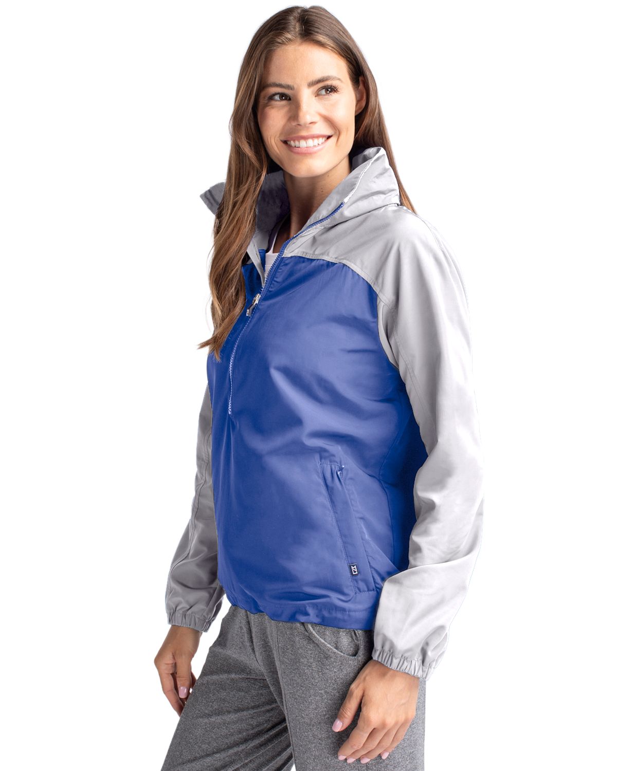 Cutter & Buck Women's Charter Packable Half Zip Anorak Jacket-3