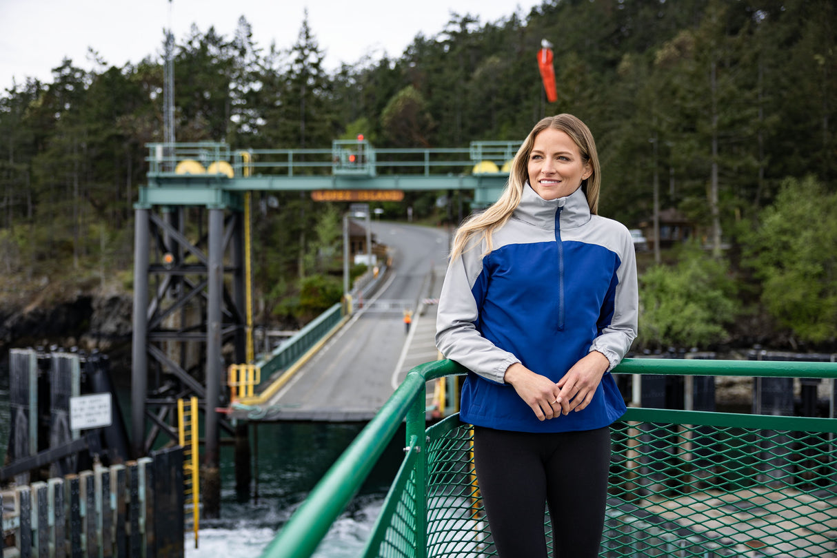 Cutter & Buck Women's Charter Packable Half Zip Anorak Jacket-4
