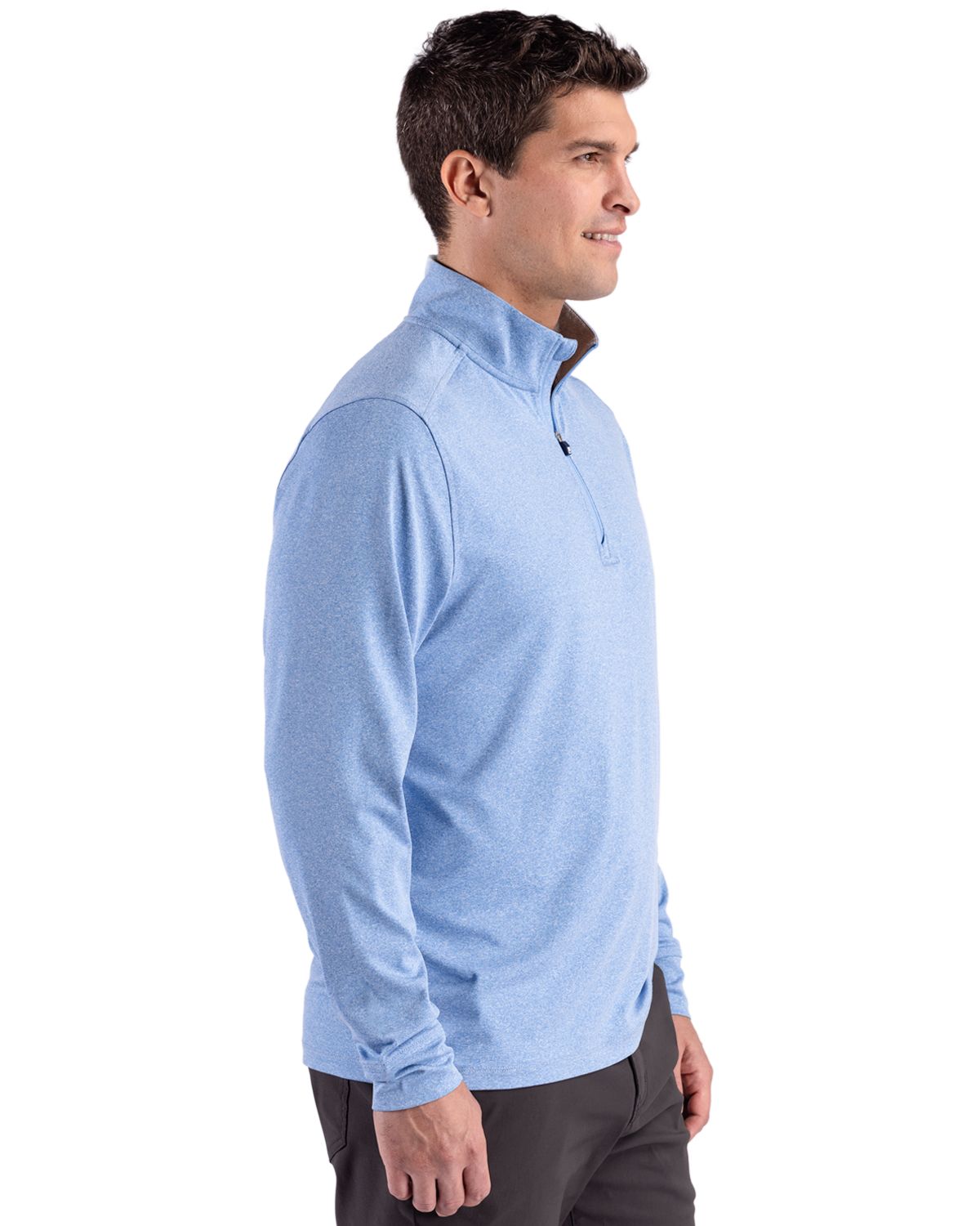 Cutter & Buck Men's Forge Recycled Four-Way Stretch Quarter Zip Pullover-4