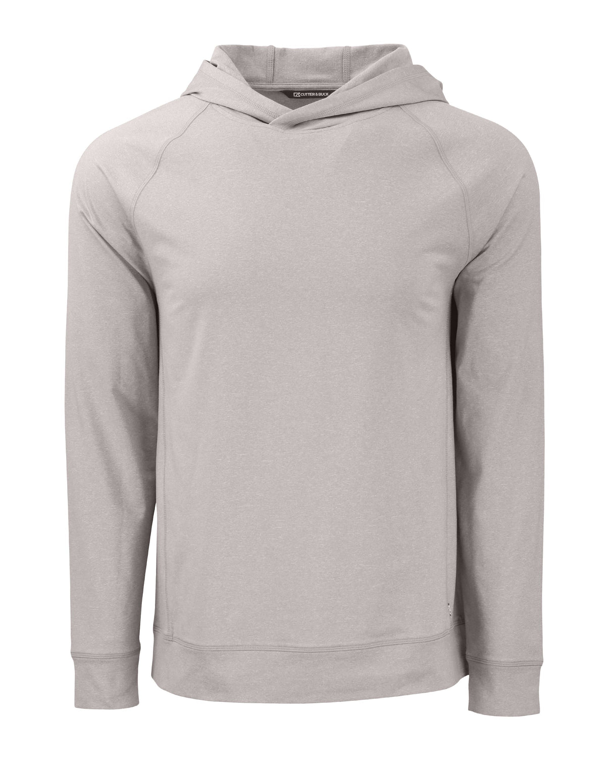 Cutter & Buck Men's Adapt Recycled Soft Knit Stretch Heathered Hooded Pullover-1
