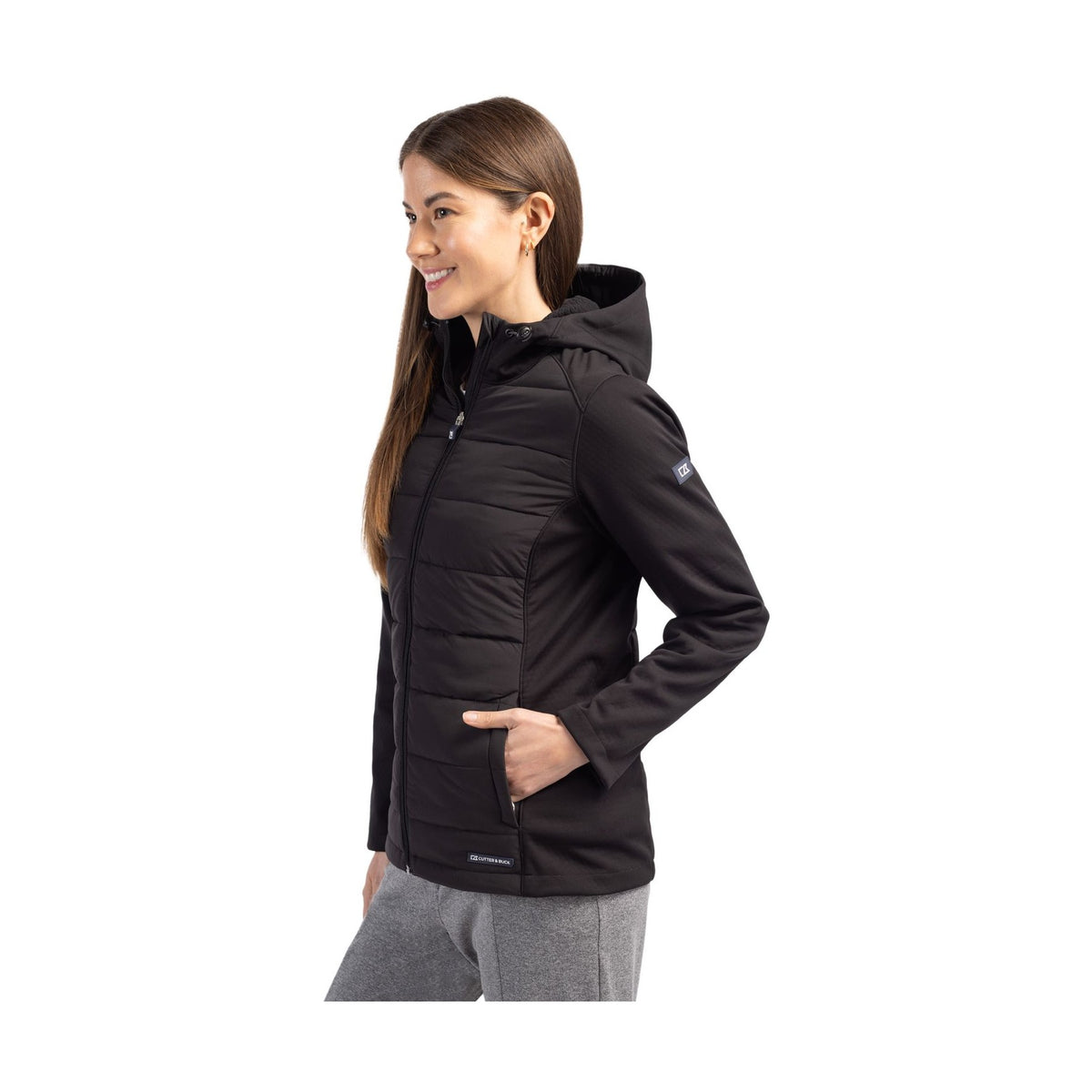 Cutter & Buck Women's Evoke Hybrid Full Zip Jacket-9