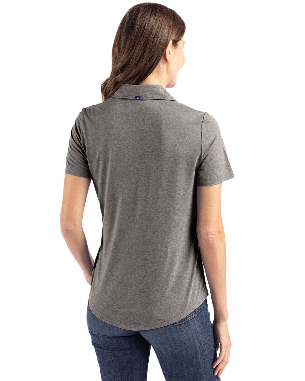 Cutter & Buck Women's Coastline Recycled Double Peached Polo-5