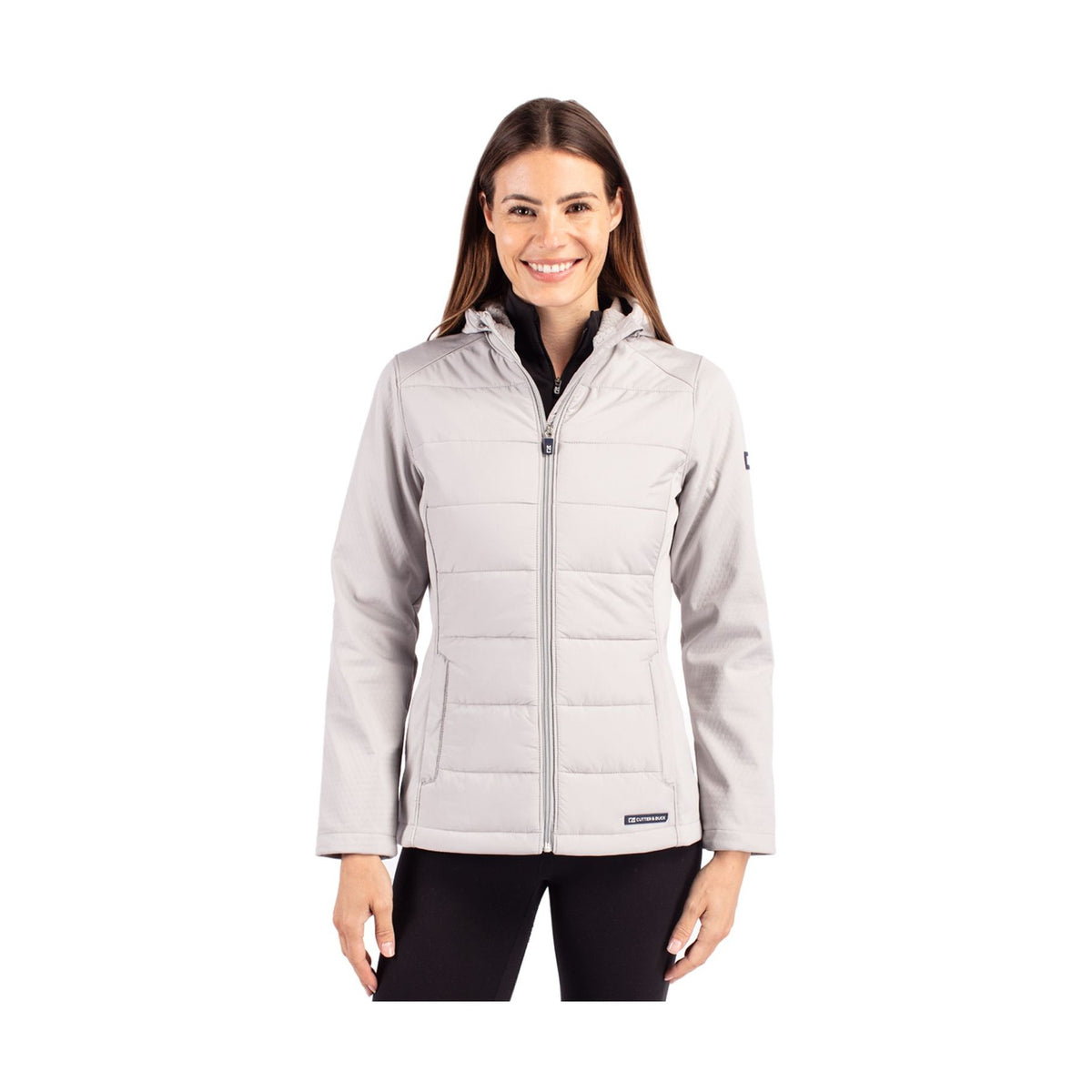 Cutter & Buck Women's Evoke Hybrid Full Zip Jacket-1