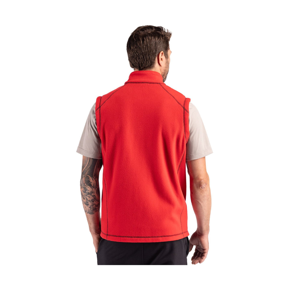 Clique Men's Powder Recycled Fleece Full Zip Vest-2