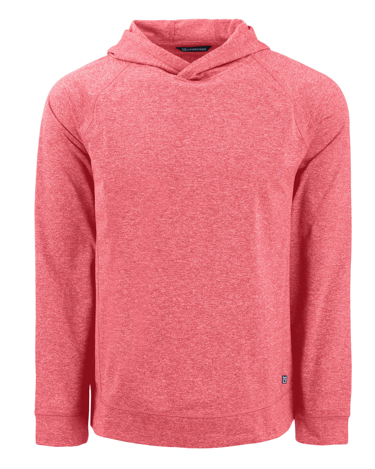 Cutter & Buck Men's Adapt Recycled Soft Knit Stretch Heathered Hooded Pullover-4