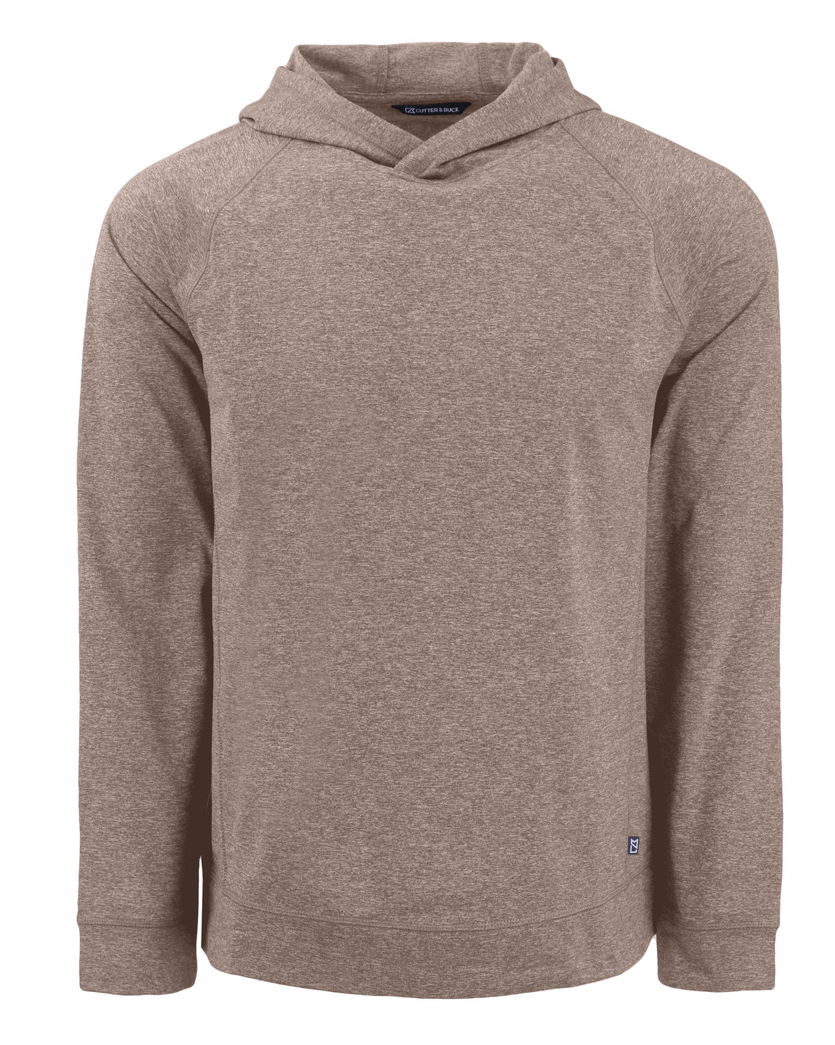 Cutter & Buck Men's Adapt Recycled Soft Knit Stretch Heathered Hooded Pullover-4
