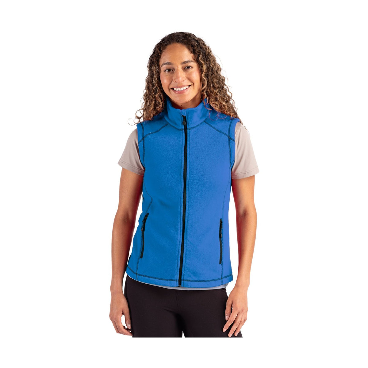 Clique Women's Powder Recycled Fleece Full Zip Vest-1