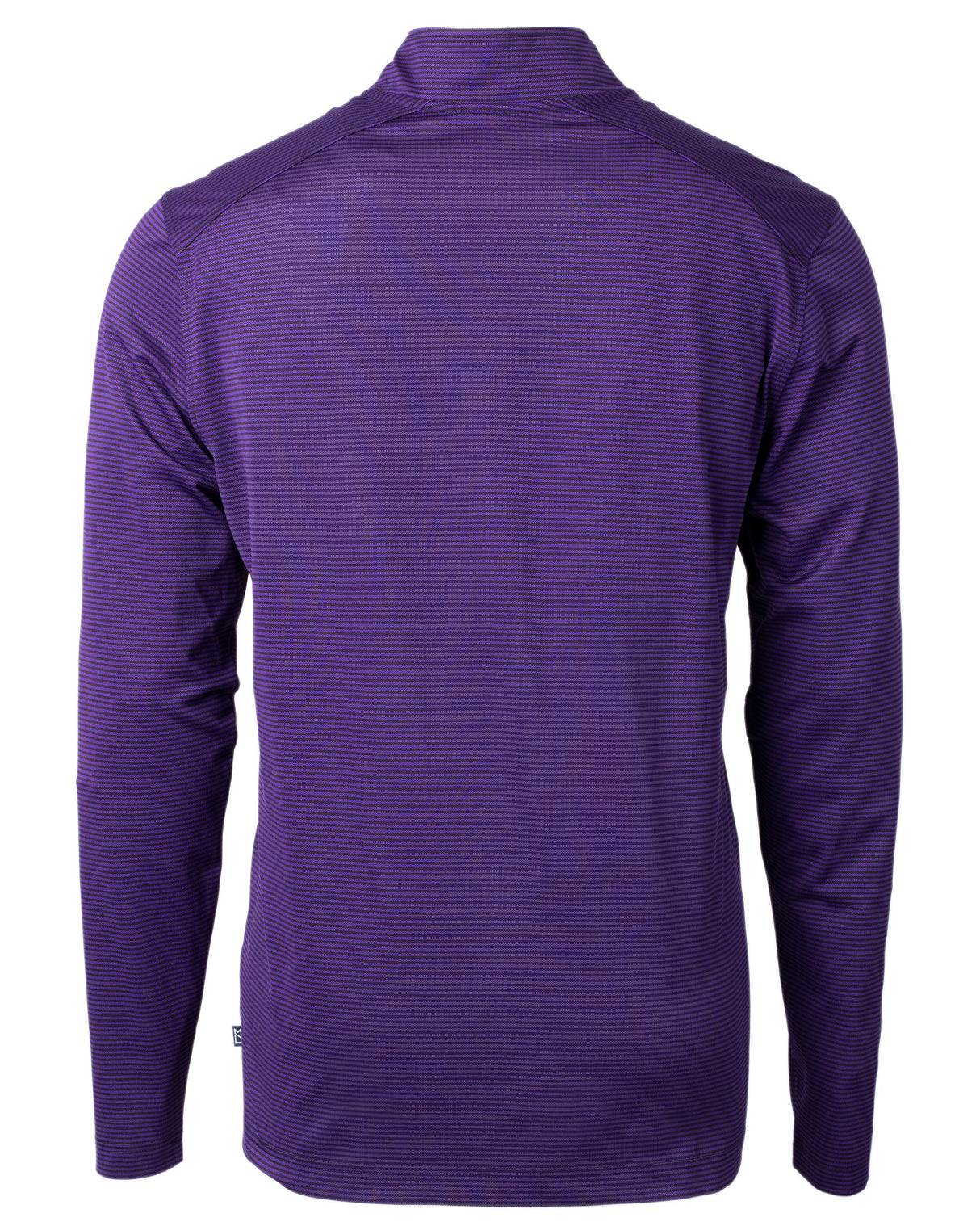 Cutter & Buck Men's Virtue Recycled Micro Stripe Featherlight Pique Quarter Zip Pullover-3