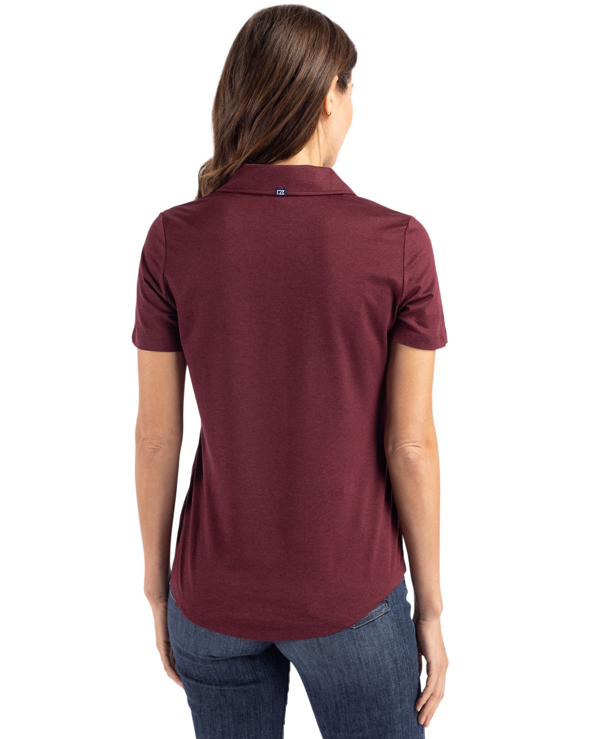 Cutter & Buck Women's Coastline Recycled Double Peached Polo-5