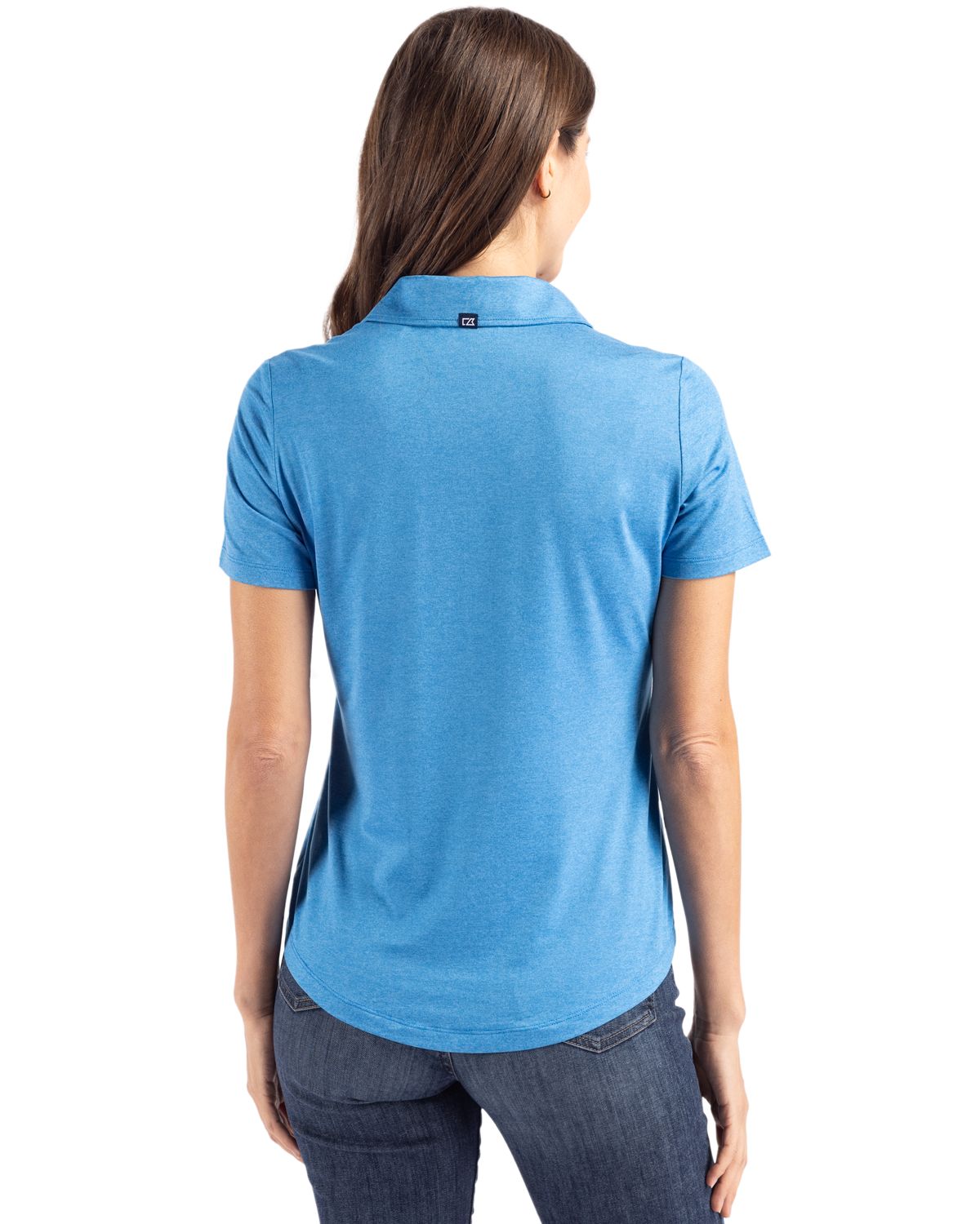 Cutter & Buck Women's Coastline Recycled Double Peached Polo-5
