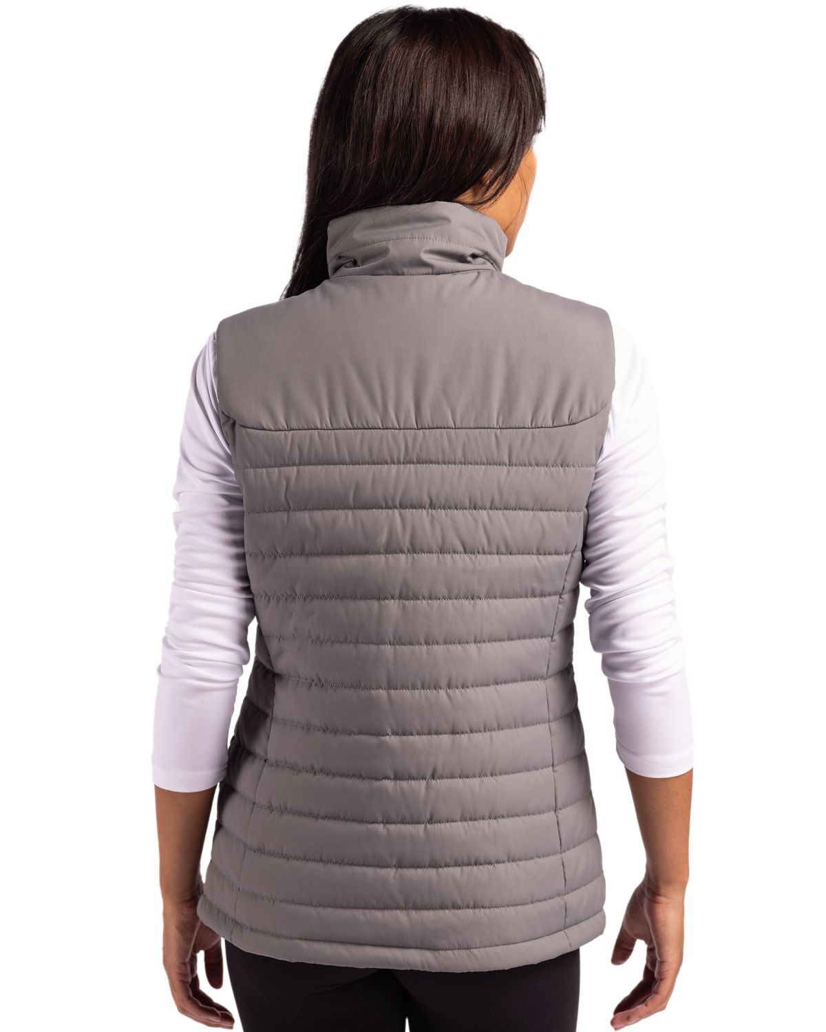 Clique Women's Elevation Recycled Insulated Puffer Full Zip Vest-2