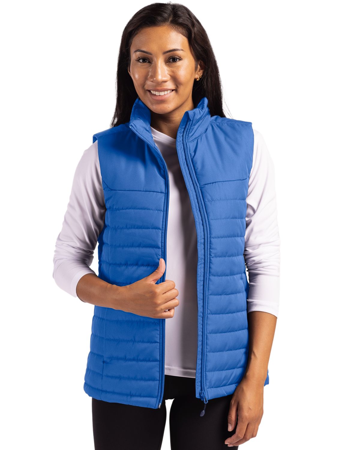 Clique Women's Elevation Recycled Insulated Puffer Full Zip Vest-3