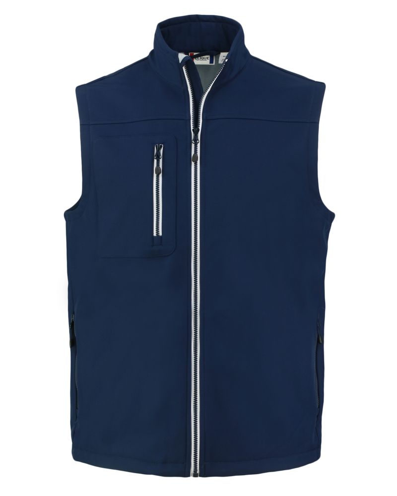 Clique Men's Telemark Recycled Stretch Softshell Full Zip Vest-6