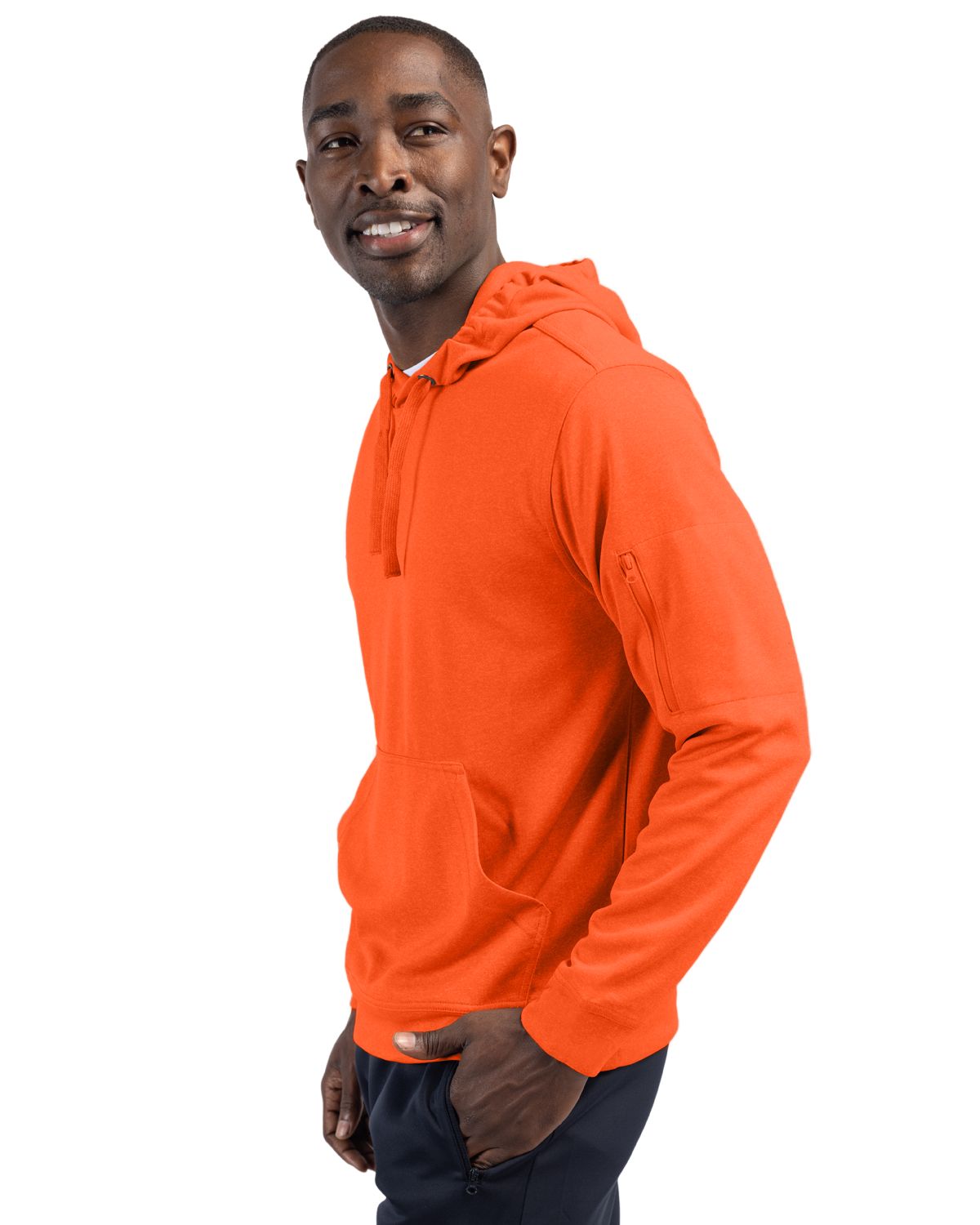Clique Men's Lift Solution-dyed Performance Hooded Pullover Sweatshirt-6