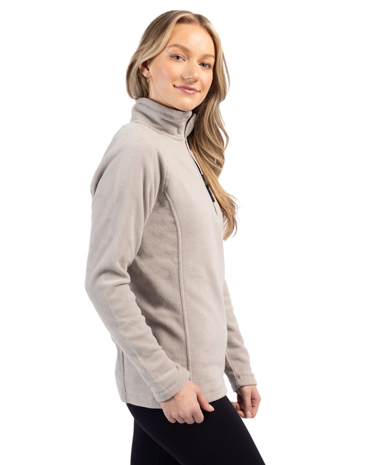 Clique Women's Summit Performance Fleece Half Zip Jacket-6