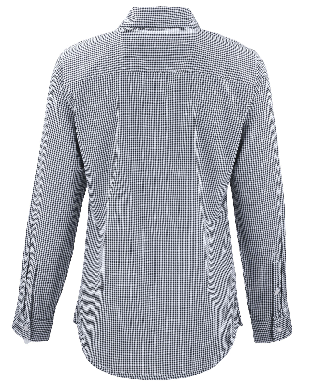 Cutter & Buck Women's Skyline Recycled Gingham Long Sleeve Spread Collar Dress Shirt-7