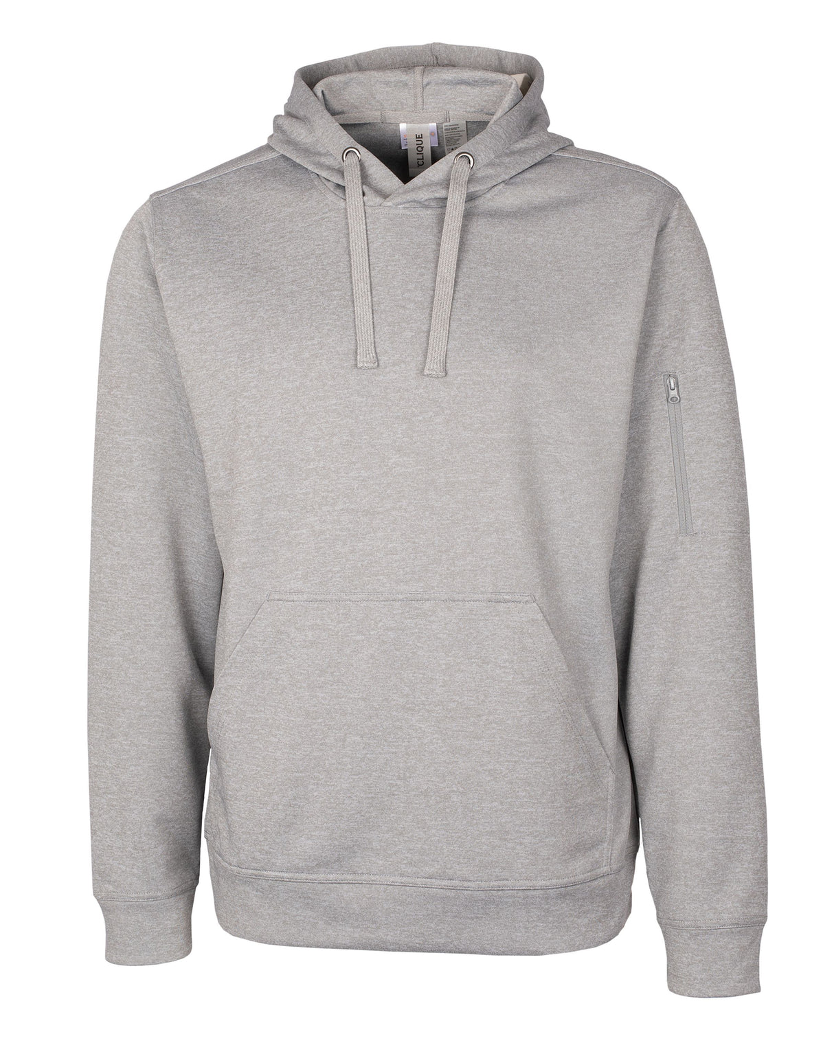 Clique Men's Lift Solution-dyed Performance Hooded Pullover Sweatshirt-2