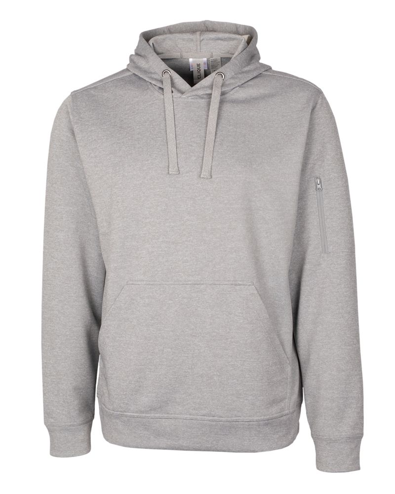 Clique Men's Lift Solution-dyed Performance Hooded Pullover Sweatshirt-3