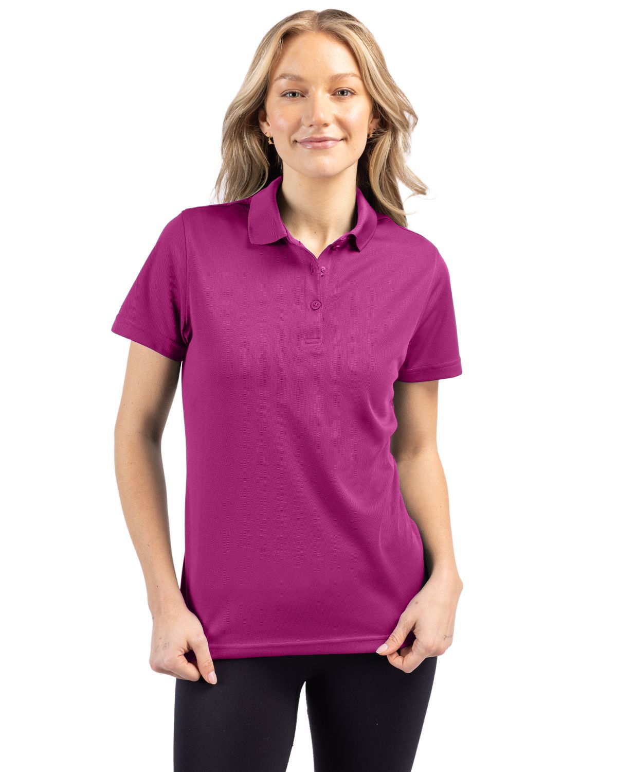 Clique Women's Spin Solution-dyed Performance Pique Polo-3