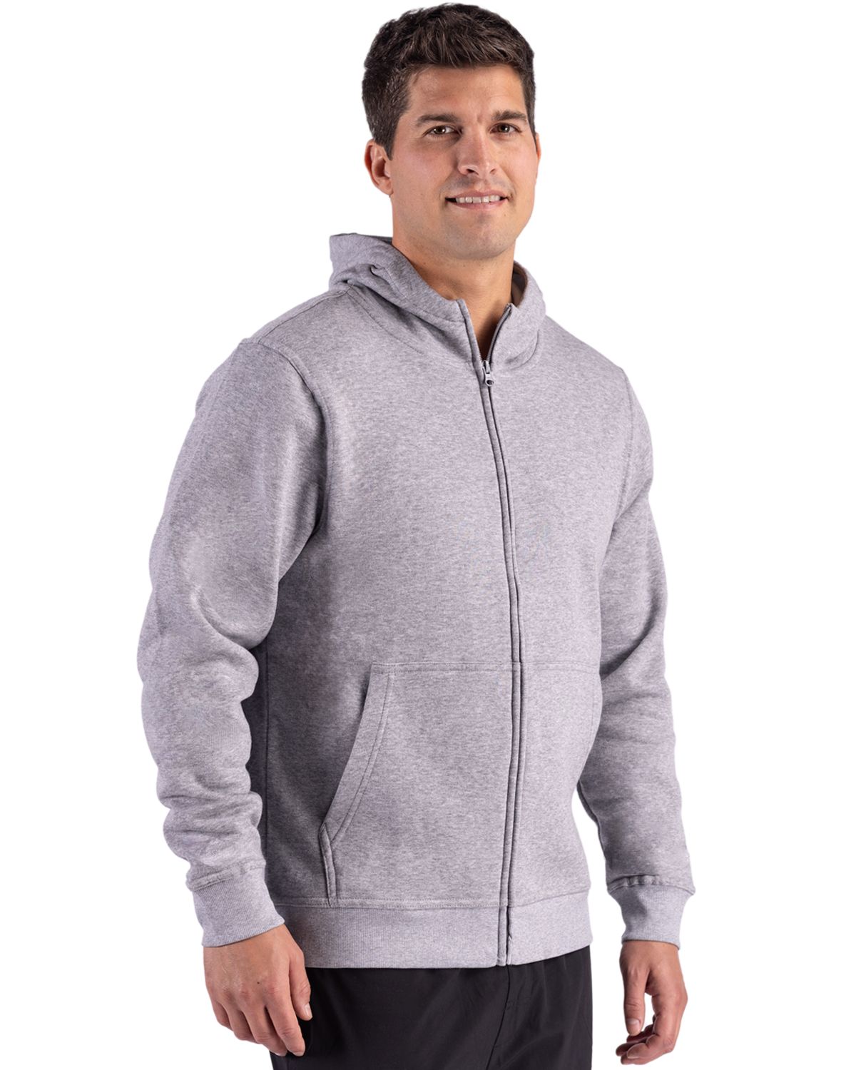 Clique Men's Drive Recycled Full Zip Hooded Sweatshirt-8
