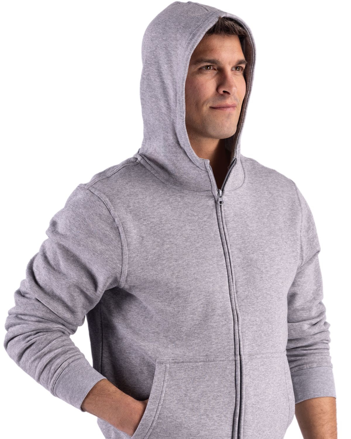 Clique Men's Drive Recycled Full Zip Hooded Sweatshirt-13