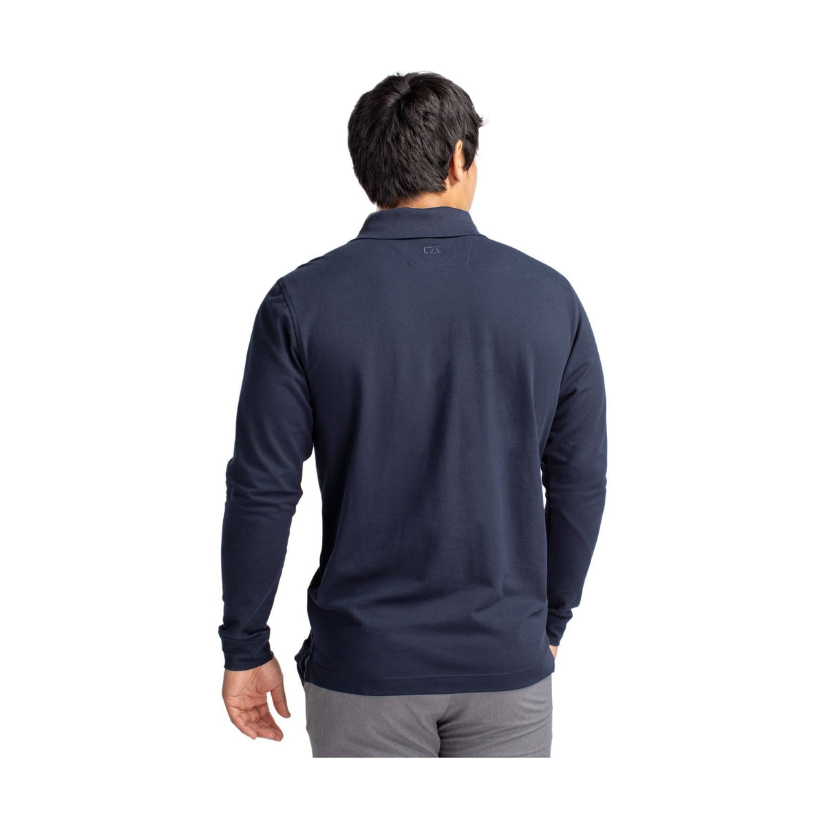 Cutter & Buck Men's Advantage Cotton-Blend Pique Long Sleeve Polo-1