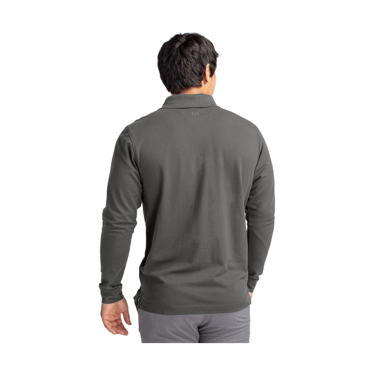 Cutter & Buck Men's Advantage Cotton-Blend Pique Long Sleeve Polo-6