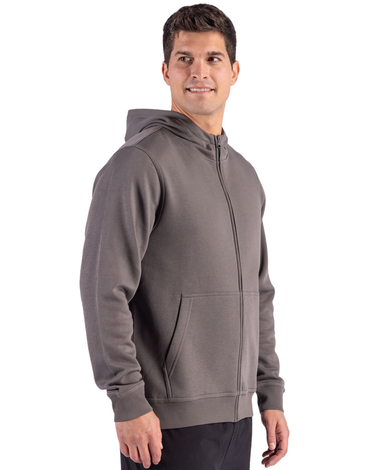 Clique Men's Drive Recycled Full Zip Hooded Sweatshirt-3