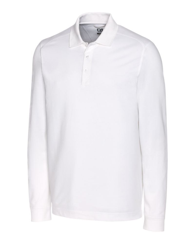Cutter & Buck Men's Advantage Cotton-Blend Pique Long Sleeve Polo-2