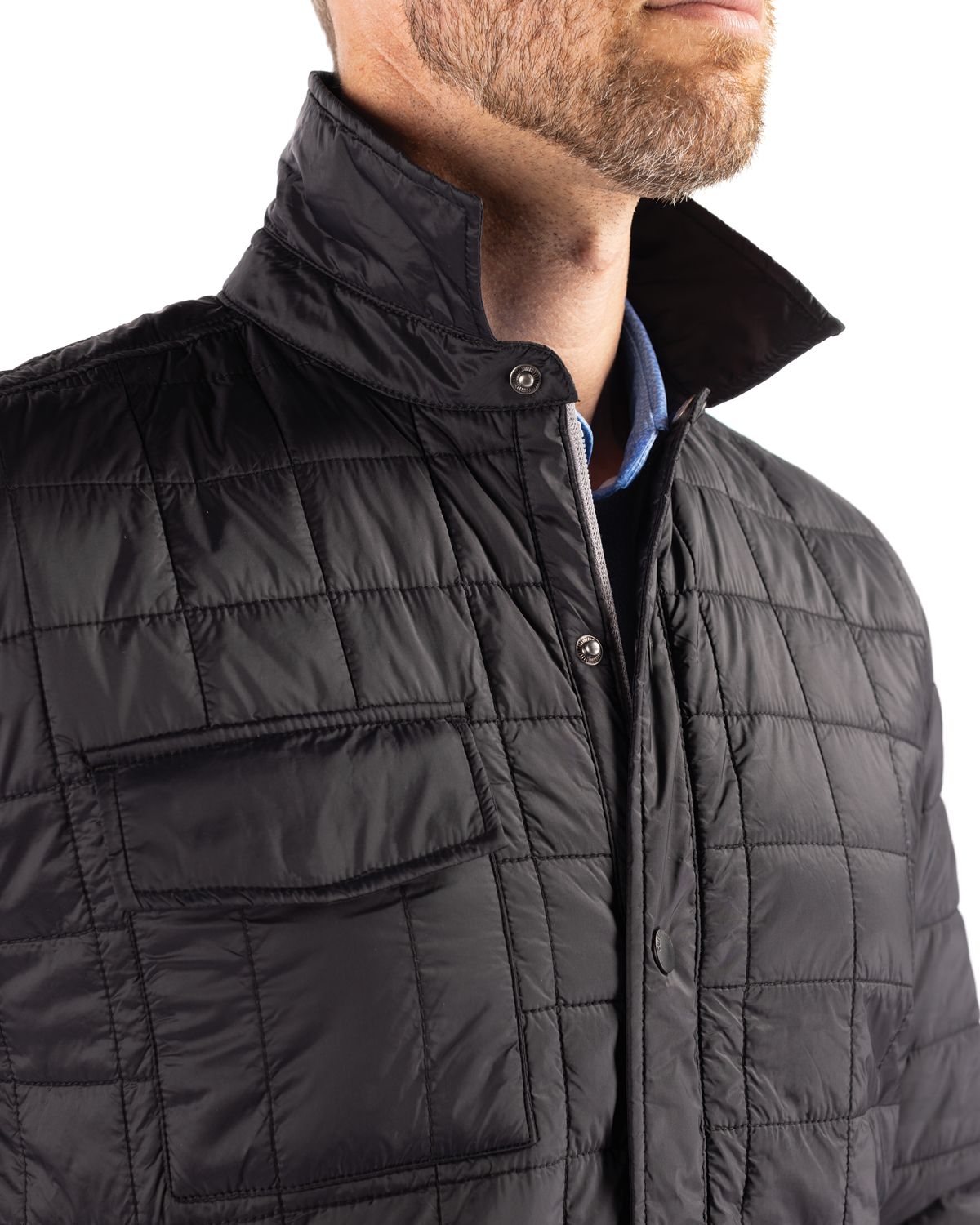 Cutter & Buck Men's Rainier Big & Tall Full Zip Shirt Jacket-10