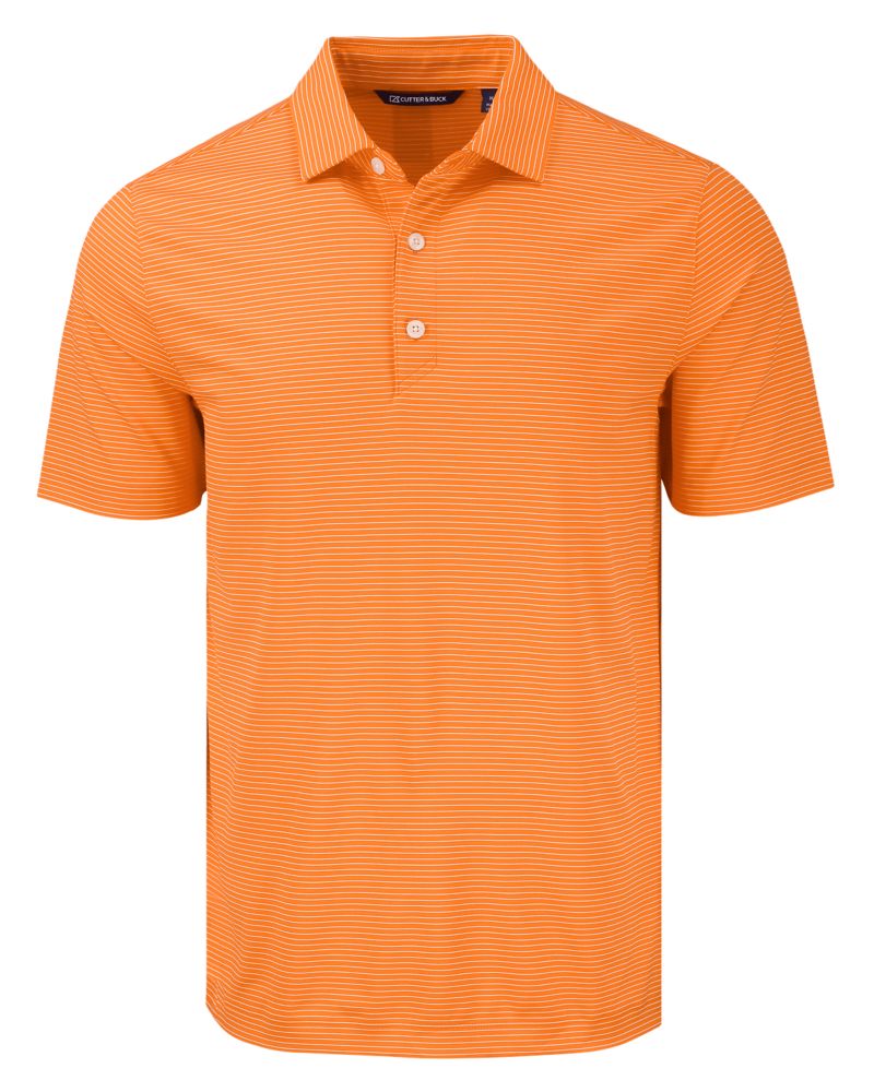Cutter & Buck Men's Forge Recycled Fine Line Stripe Four-Way Stretch Polo-5