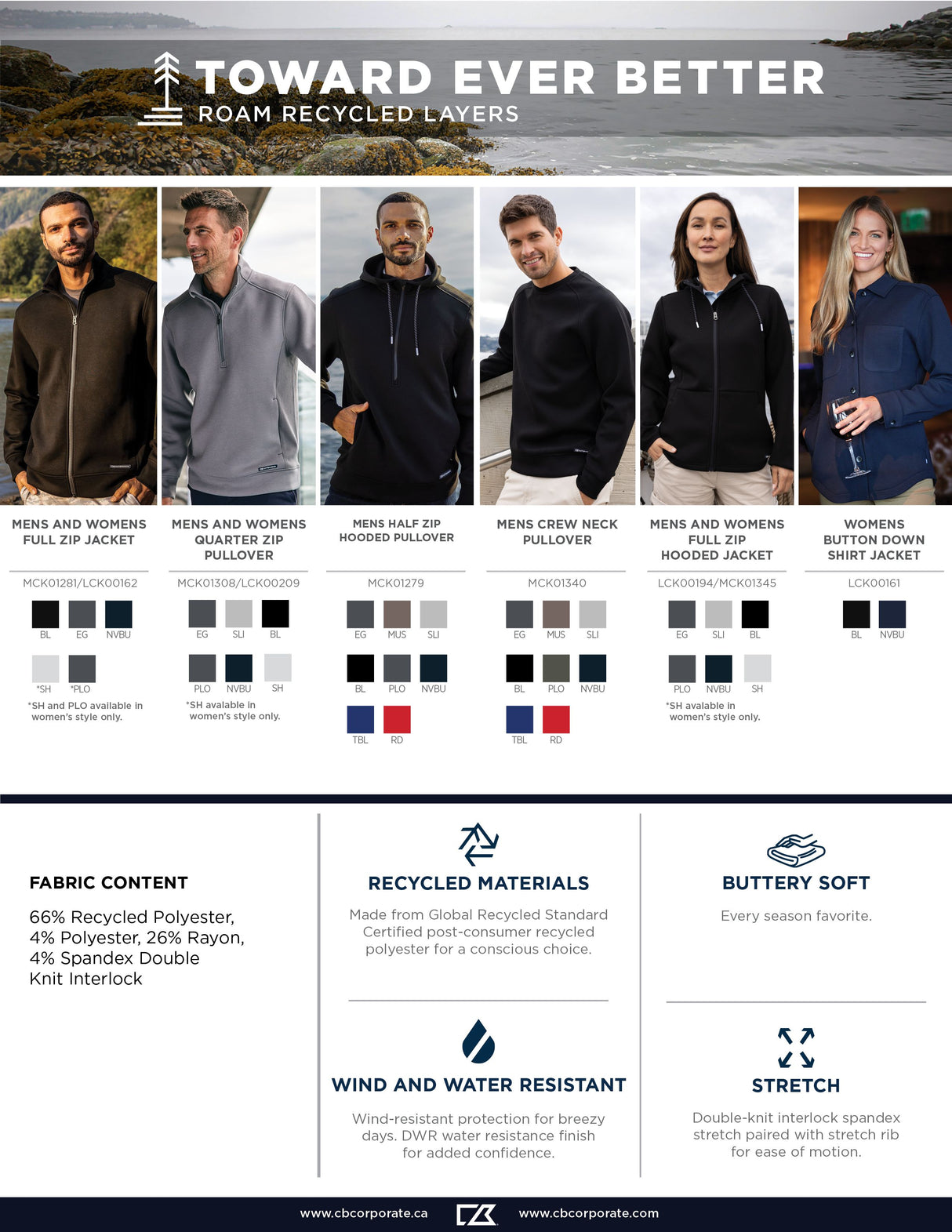 Cutter & Buck Men's Roam Recycled Buttery-Soft Knit Quarter Zip Jacket-5