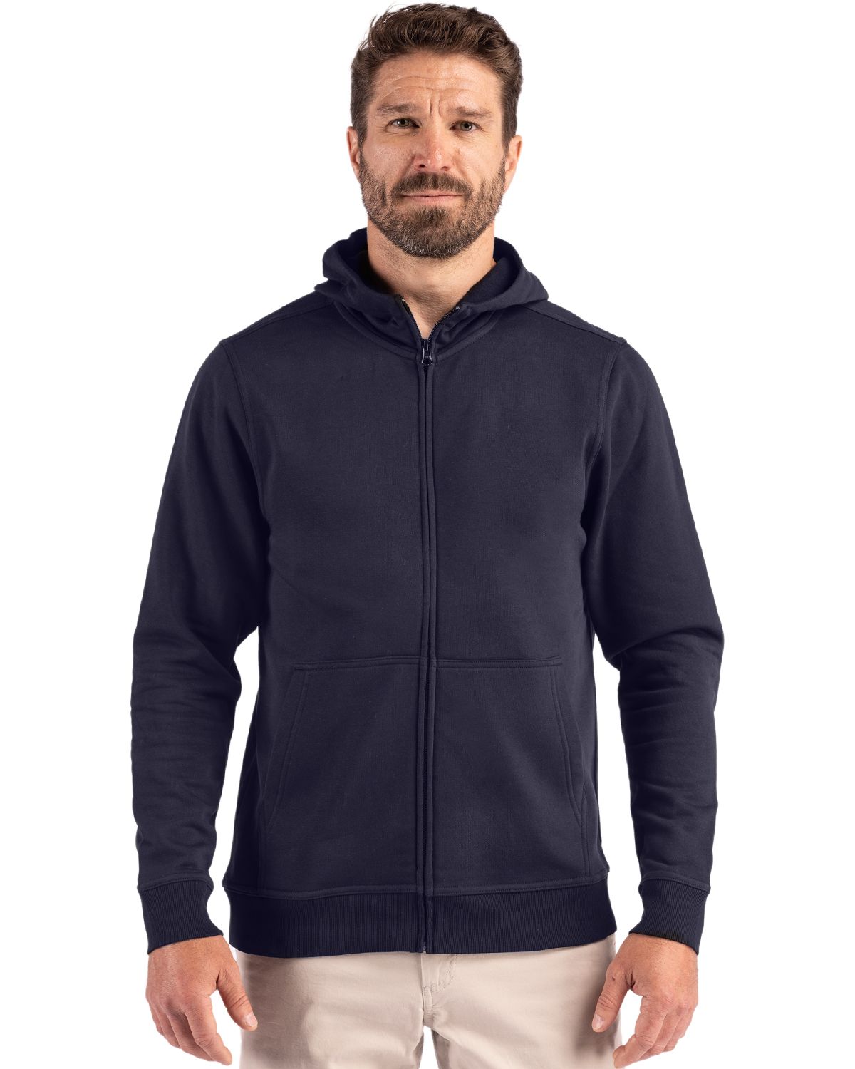 Clique Men's Drive Recycled Full Zip Hooded Sweatshirt-3